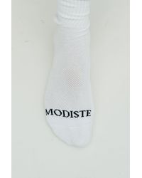 Modiste Logo Knit Socks - Multicolor
