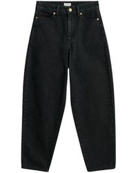 Mujer Ropa de Pantalones Viggie trousers By Malene Birger de Tejido sintético de color Negro pantalones de vestir y chinos de Pantalones de pernera recta 