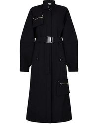 Paris Georgia Basics Faux Fur Coat in Black Womens Clothing Coats Fur coats 