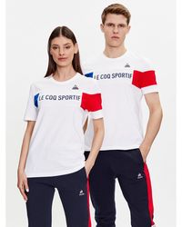 Le Coq Sportif - T-Shirt 2310012 Weiß Regular Fit - Lyst