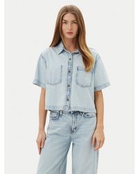 Guess - Hemd W5Gh0F D5M83 Regular Fit - Lyst
