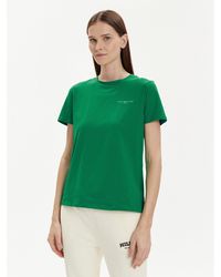 Tommy Hilfiger - T-Shirt 1985 Ww0Ww37877 Grün Regular Fit - Lyst