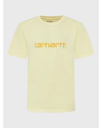 Carhartt - T-Shirt Script I031047 Regular Fit - Lyst