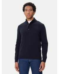 Barbour - Pullover Patch Half Zip Mkn0585Ny91 Regular Fit - Lyst