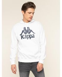 Kappa - Sweatshirt 705322 Weiß Regular Fit - Lyst