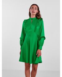 Y.A.S - Kleid Für Den Alltag Ferini 26028182 Grün Regular Fit - Lyst