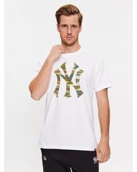 '47 - T-Shirt New York Yankees Bb017Temech589889Ww Regular Fit - Lyst