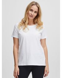 Fransa - T-Shirt 20605388 Weiß Regular Fit - Lyst