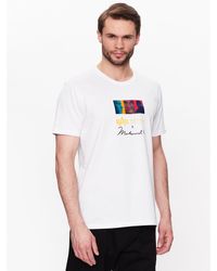 Alpha Industries - T-Shirt Muhammad Ali Pop Art 136518 Weiß Regular Fit - Lyst