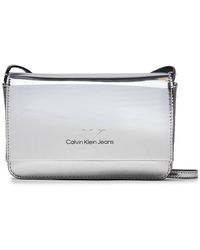 Calvin Klein - Handtasche sculpted wallet ph cb19 mono s k60k611865 silver 0im - Lyst