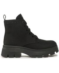 Calvin Klein - Stiefeletten Chunky Combat Laceup Boot Co Yw0Yw01239 - Lyst