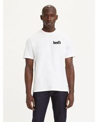Levi's - Levi' T-Shirt 16143-0727 Weiß Relaxed Fit - Lyst
