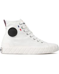 Palladium - Sneakers Aus Stoff Ace Cvs Mid U 77015-116-M Weiß - Lyst