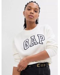 Gap - Sweatshirt 554936-08 Weiß Regular Fit - Lyst
