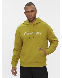 Calvin Klein - Sweatshirt Hero K10K111345 Grün Regular Fit - Lyst