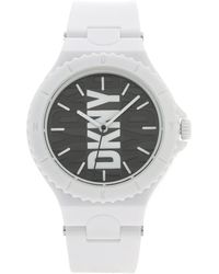 DKNY - Uhr Chambers Ny6657 Weiß - Lyst