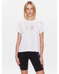 DKNY - T-Shirt Dp3T8782 Weiß Classic Fit - Lyst