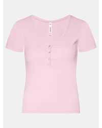 Hunkemöller - Pyjama-T-Shirt Gathering 205129 Regular Fit - Lyst