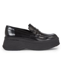 Calvin Klein - Slipper pitched loafer w/hw hw0hw01817 ck black beh - Lyst