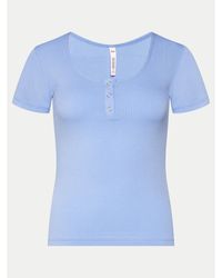 Hunkemöller - Pyjama-T-Shirt Henley 205108 Regular Fit - Lyst