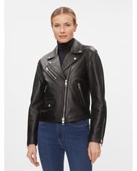 Tommy Hilfiger - Lederjacke Perfecto Ww0Ww39943 Slim Fit - Lyst