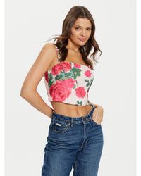 Guess - Top W5Rh26 Wglo2 Regular Fit - Lyst