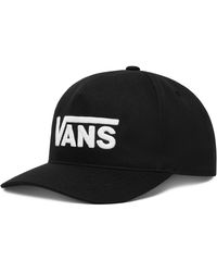 Vans - Cap Drop V Logo Snapback Vn000Qah - Lyst