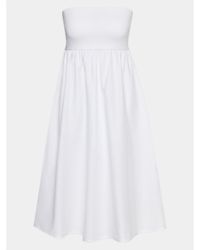Gina Tricot - Kleid Für Den Alltag 19565 Weiß Regular Fit - Lyst