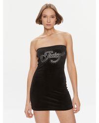 Juicy Couture - Kleid Für Den Alltag Bandeau Scatter Diamante Jcbed223805 Slim Fit - Lyst