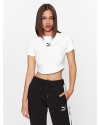PUMA - T-Shirt Dare To 621435 Weiß Slim Fit - Lyst