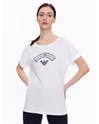Emporio Armani - T-Shirt 164340 3R255 00010 Weiß Regular Fit - Lyst