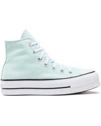 Converse - Sneakers Aus Stoff Chuck Taylor All Star Lift A06138C Weiß - Lyst