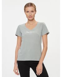 Pepe Jeans - T-Shirt Wendy Pl505482 Grün Regular Fit - Lyst