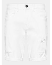 INDICODE - Jeansshorts Kaden Holes 70-104 Weiß Regular Fit - Lyst