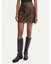 Guess - Rock Aus Kunstleder W5Yd46 Whdi0 Regular Fit - Lyst
