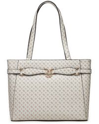 Guess - Handtasche Arlena Logo (Ps) Hwps93 36250 Weiß - Lyst
