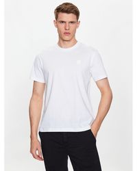Trussardi - T-Shirt 52T00735 Weiß Regular Fit - Lyst