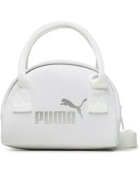 PUMA - Handtasche core up mini grip bag 079479 03 white - Lyst