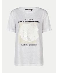 MARC AUREL - T-Shirt 7551 7000 73730 Weiß Regular Fit - Lyst