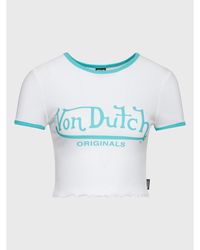 Von Dutch - T-Shirt Ami 6230070 Weiß Regular Fit - Lyst