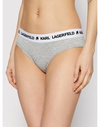Karl Lagerfeld - Klassischer Damenslip Logo Hipsters 211W2106 - Lyst