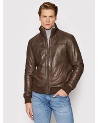 Serge Pariente - Lederjacke Soul Regular Fit - Lyst
