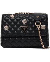 Guess - Everlee Mini Convertible Crossbody Flap Umhängetasche - Lyst