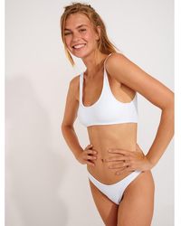 Banana Moon - Bikini-Unterteil Naida Scrunchy Jaa10 Weiß - Lyst