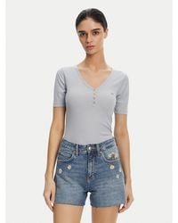 Lee Jeans - T-Shirt Henley 112363830 Slim Fit - Lyst