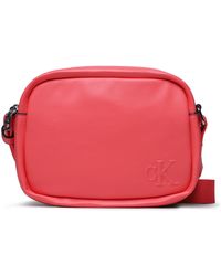 Calvin Klein - Handtasche ultralight dblzip camera bag21 pu k60k610326 tco - Lyst