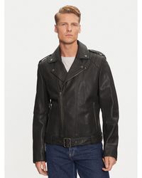 HUGO - Lederjacke Lowis-5 50521018 Regular Fit - Lyst