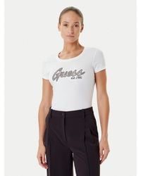 Guess - T-Shirt W5Yi16 J1314 Regular Fit - Lyst