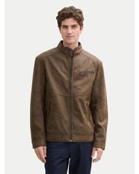 Tom Tailor - Jacke Aus Kunstleder 1044633 Regular Fit - Lyst