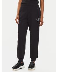 Calvin Klein - Jogginghose Monologo J20J223590 Relaxed Fit - Lyst